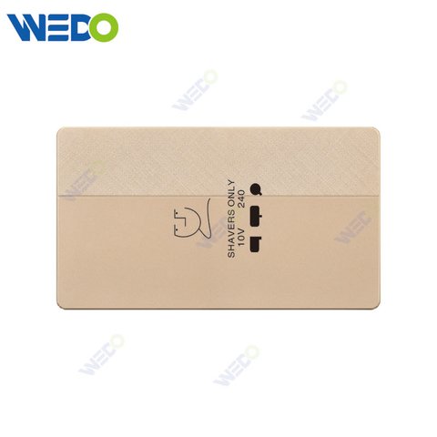D1 Light Switch Simple Electric, Wall Switch Light SHAVER 146 Socket With Neon Wall Switch PC Material Cover with IEC Report SASO