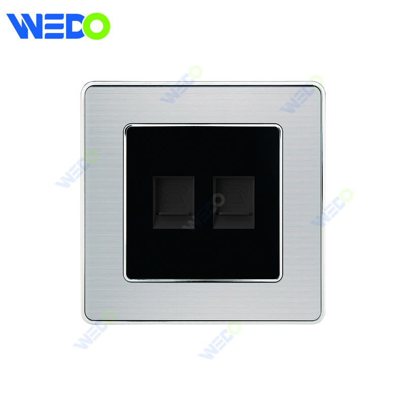 C35 Manufacturer Price EU/UK Standard Electrical Wall Sockets And Switches Plates TEL SOCKET/DOUBLE TEL SOCKET Power Wall Switch And Socket 