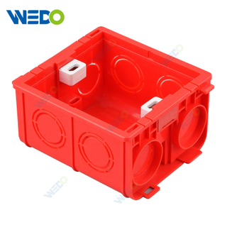 Hot Sale D86-8 Red Switch Fireproof Box /pvc Material Panel
