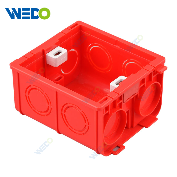 Hot Sale D86-8 Red Switch Fireproof Box /pvc Material Panel