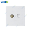 C85 Wall Switch Push On Off UK Standard Electric Switch Socket UK Standard White Gold TV+Tel Socket