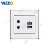 C73 2PIN SOCKET+2USB /2PIN SOCKET+USB Wall Switch Switch Wall Switch Socket Factory Simple Atmosphere Made In China 4 Gang 4 Wire 