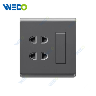 British Standard High Quality 1 Gang Switch 2gang 2 Pin Socket Wall Switch Electrical Socket