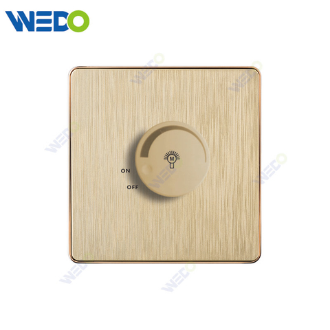 C72 China Fan Dimmer Electric Push Button Light Wall Switch Many Colors White Silver Gold with Chrome