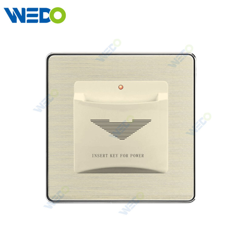 C90 Wenzhou Factory New Design Acrylic Home Lighting Electrical Wall Switches PC Material Cover with IEC Report SASO Insert Card To Get Power