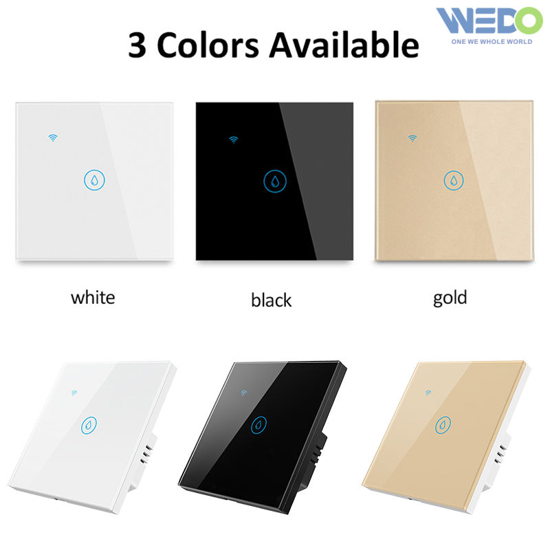 Europe Standards BS National ZigBee Highpower Water Heater Support Voice Speakers Smart Touch Switch 