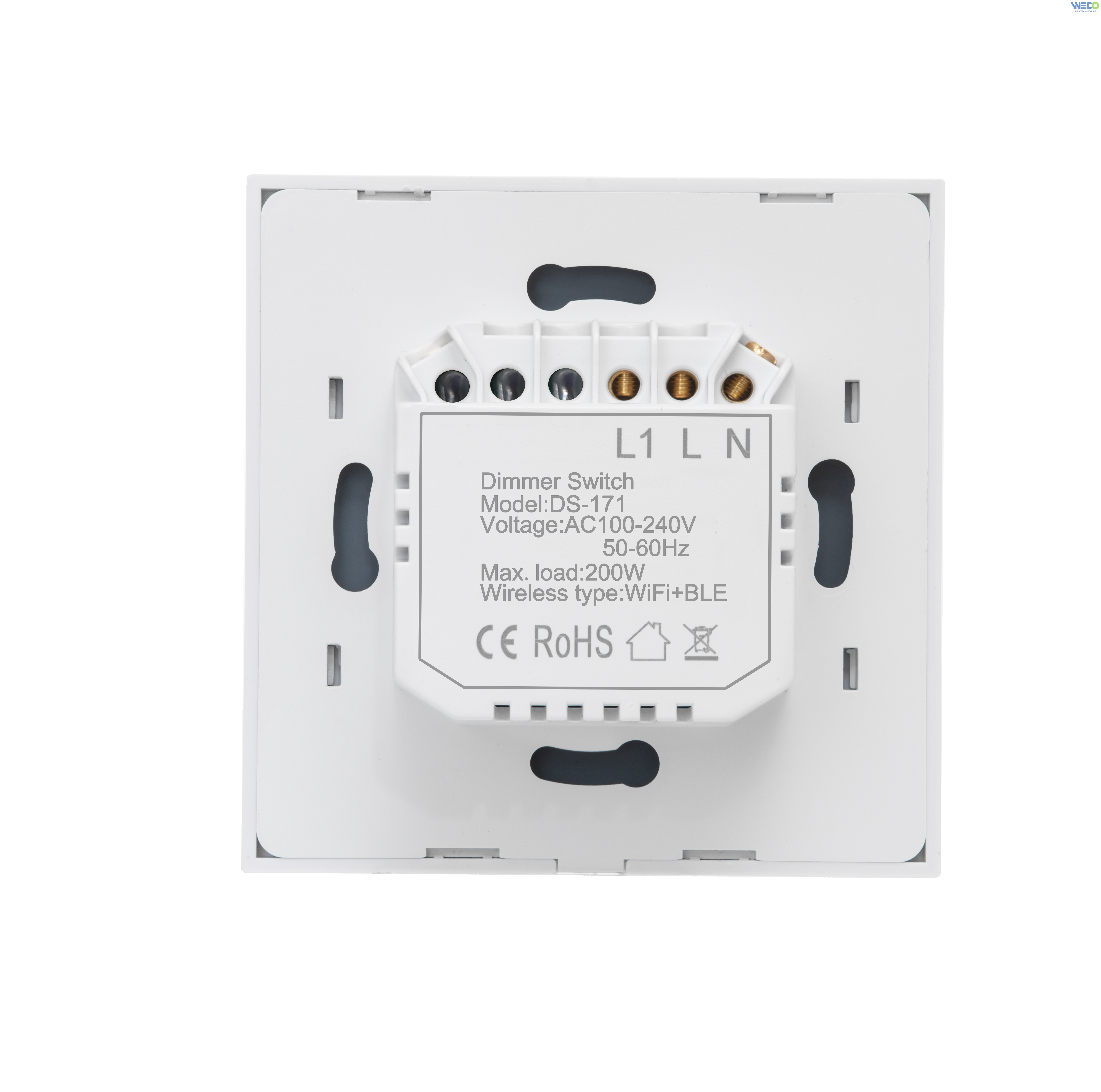 Newest Europe WIFI Dimmer Glass Damp Proof Touch Smart Switch