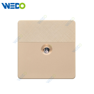 D1 Light Switch Simple Electric, Satellite Socket Wall Switch PC Material Cover with IEC Report SASO