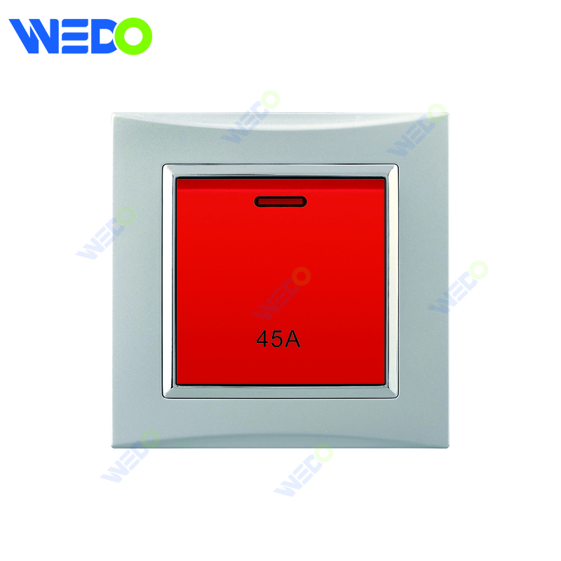 M3 Wenzhou Factory New Design Electrical Light Wall Switch And Socket IEC60669 45A SMALL BUTTON SWITCH&BIG BUTTON