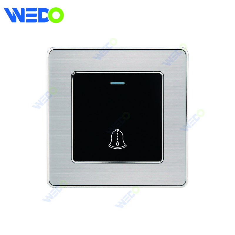C35 Manufacturer Price EU/UK Standard Electrical Wall Sockets And Switches Plates DOORBELL SWITCH Power Wall Switch And Socket 