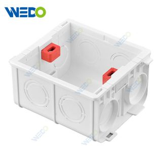 Hot Sale D86-8 White British Switch Fireproof Box /pvc Material Panel