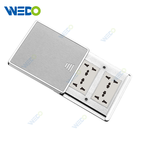 Factory Price Ground Push Stainless Steel Power Floor Socket 