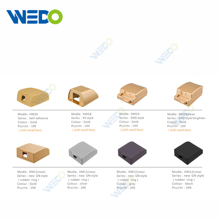 PC Material Gold ABB Style Waterproof Box 