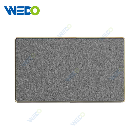 ULTRA THIN A1Series Blank plate (3*6) Acrylic / Leather Different Color Different Style Fashion Design Wall Switch 