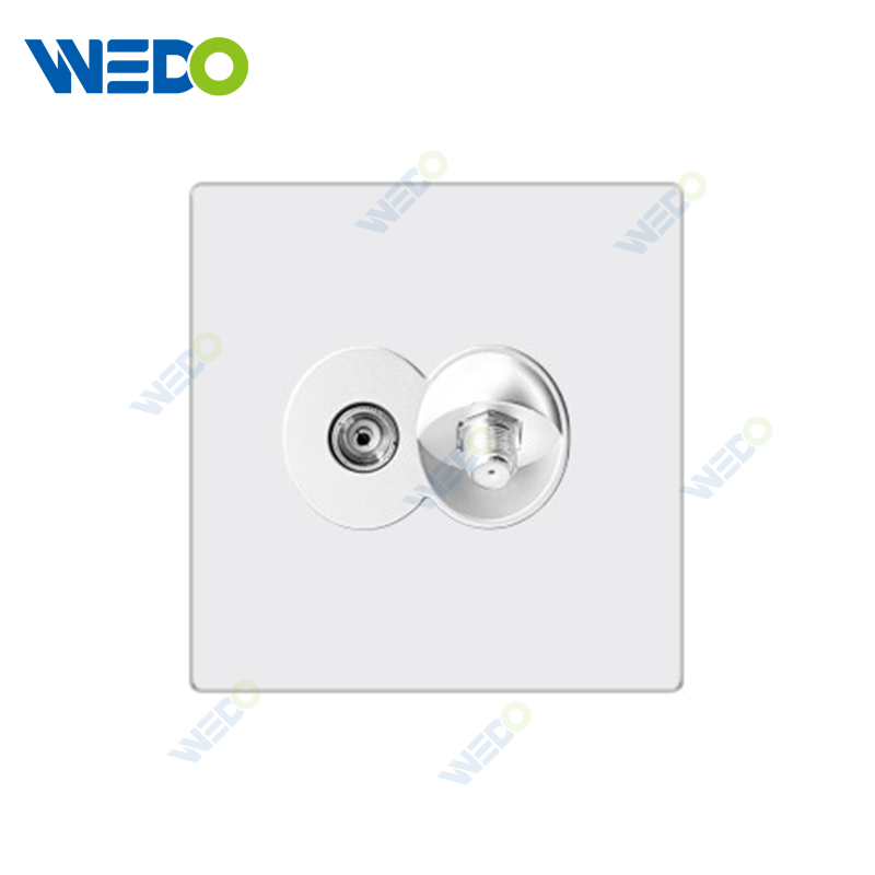 ULTRA THIN A5 Series Satellite Socket /Satellite +TV With PC Materical Different Color Home Socket 