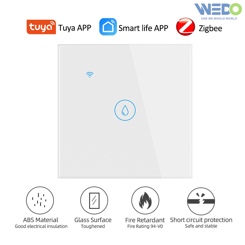 Zigebee Highpower Water Heater Touch Switch 20A SupportDamp Prood Bluetooth Wifi Smart Touch Switch