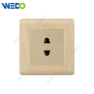 C20 86mm*86mm Home Switch White/silver/gold 2 PIN 4 PIN 6 PIN SOCKET Light Electric Wall Switch PC Cover with IEC Certificate