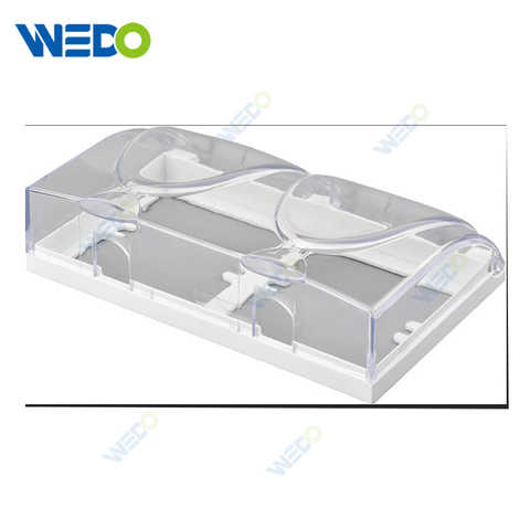 86 double size transparent/white/gold PS/ABS Material Waterproof Box