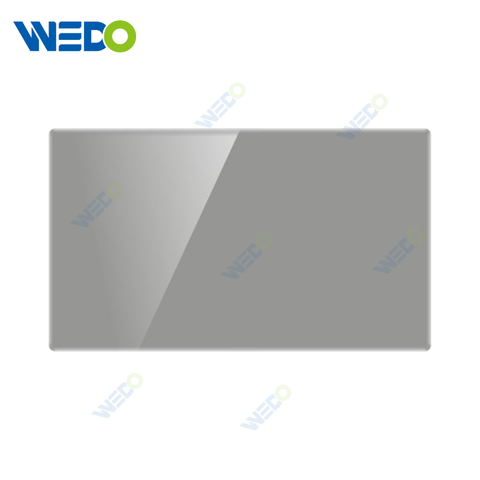 ULTRA THIN A1Series Blank plate (3*6) Glass and Acrylic 16A 220V Different Color Different Style Fashion Design Wall Switch 