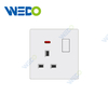 ULTRA THIN SERIES Double 13A Switch Socket W/Without neon With PC Materical Different Color Home Socket 