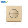 S1 Series 4G 16A 250V Light Electric Wall Switch Socket 86*86cm PC Material with Chrome Frame Home Switches