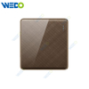K2-b Series 1G 16A 250V Light Electric Wall Switch Socket PC Material with Chrome Frame Home Switches