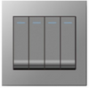  B10 Series Switch middle bottom Painting Switch Different Color Different Style 1 gang 2 gang 3 gang 4 gang Switch Socket
