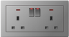 Ultra Slim Switch Socket MF 3 Pin&13A & MF 5 Pin &15A Socket Innovative Design Generous Appearance B20 Series Switch Socket 