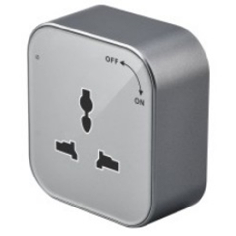 Portable Track Socket in Plug & Socket Aluminum Wall Track Socket Embedded Orbital EU Movable Socket