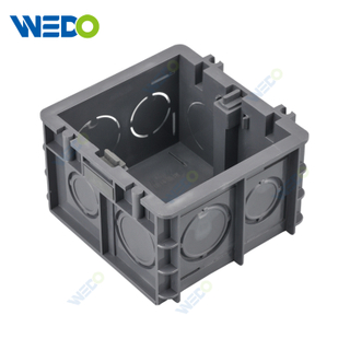 High Quality Grey Plastic Wall Switch Box 86style 1gang 35mm 50mm PVC Electrical Junction Wall Switch Box