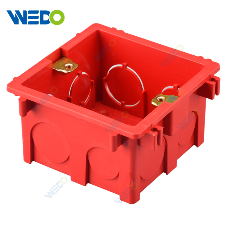 5 Different Colors Plastic Concealed 86 Type White Wall Switch Box
