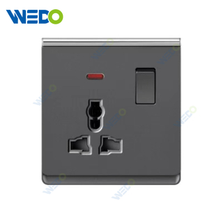 British Standard High Quality MF Switched Socket/+2USB Wall Switch Electrical Socket