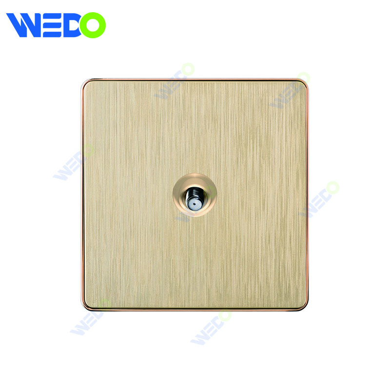 C72 China SATELLITE Electric Push Button Light Wall Switch Many Colors White Silver Gold with Chrome