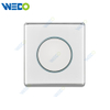 S2-W Home Switches 1G 16A 250V Light Electric Wall Switch Socket 86*86cm PC Material with Chrome Frame