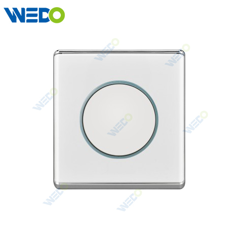 S2-W Home Switches 1G 16A 250V Light Electric Wall Switch Socket 86*86cm PC Material with Chrome Frame