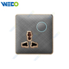 T3 Home Switches 13A MF Switched Socket with LED Light Ring 250V Light Electric Wall Switch Socket 86*86cm Acrylic Pattern with Lace