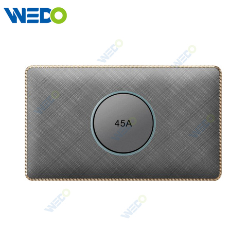 T3 Home Switches 45A with Light BIG Button 250V Light Electric Wall Switch Socket 86*86cm Acrylic Pattern with Lace