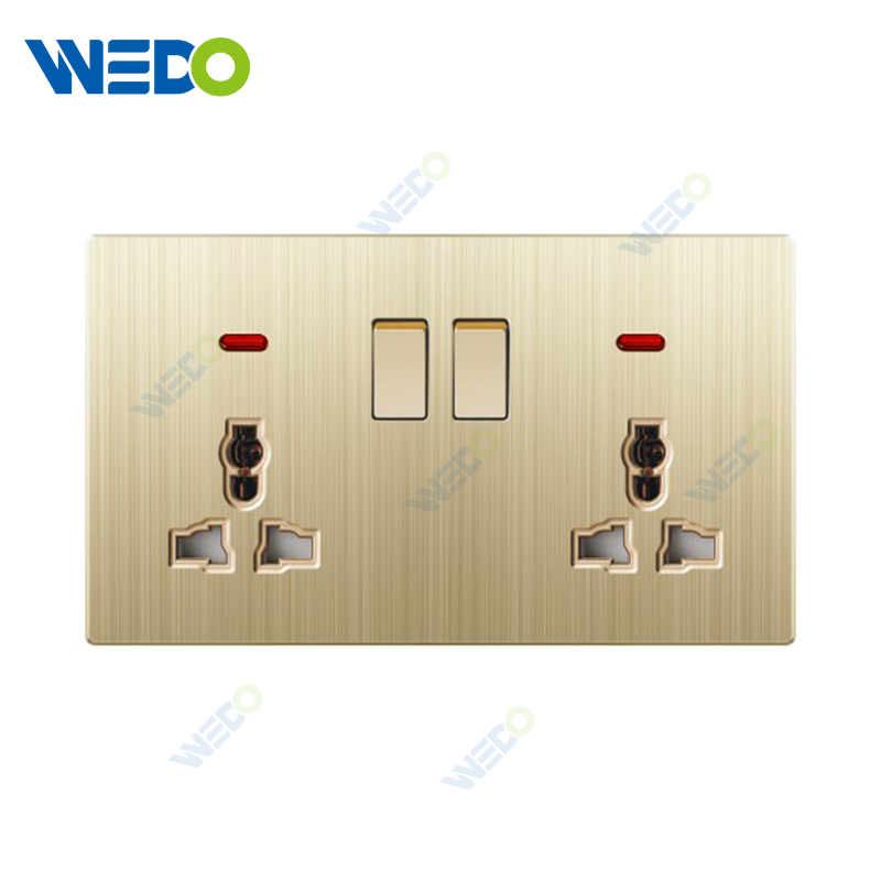ULTRA THIN A3 Series1Gang 1way 16A 220V Switch and Socket Different Color Different Style Fashion Design Wall Switch 