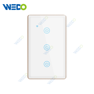4 Gang US Australian Standard WIFI Aluminium Frame Touch Switch