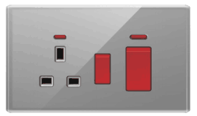 Ultra Slim Switch Socket Cooker Unit Socket Innovative Design Generous Appearance W6 Series Switch Socket 
