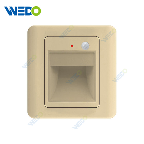 Energy Saving Directly Replace The Wall Switch 1W 86 Style Panel Led Footlight for Hotel