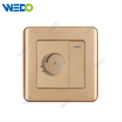 C32 Aluminium OEM Factory Modern 1 Gang Light Dimmer Switch 500W