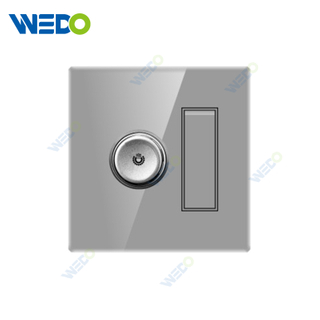 ULTRA THIN A1Series 1 Gang Switch +dimmer Glass and Acrylic 16A 220V Different Color Different Style Fashion Design Wall Switch 