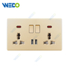 ULTRA THIN A2 Series MF 13A Switch Socket w/without neon 250V Different Color Different Style Fashion Design Wall Switch 