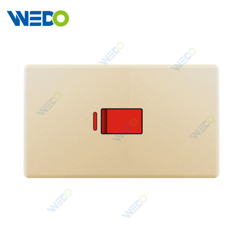 ULTRA THIN A2 Series 45A switch with neon (3*6) Different Color Different Style Fashion Design Wall Switch 