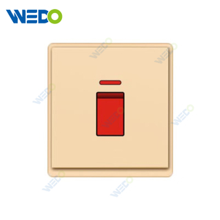 New Design PC 45A Wall Switch Socket 86*86 mm For Home