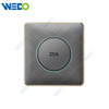 T3 Home Switches 20A with Light Small Button 250V Light Electric Wall Switch Socket 86*86cm Acrylic Pattern with Lace