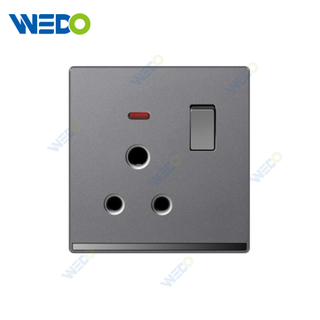 ULTRA THIN A4 Series 15A Switch Socket w/without neon Different Color Different Style Fashion Design Wall Switch 