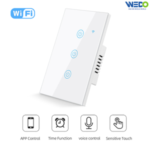 4 Gang Bluetooth Direct PC ABS Material Connection Fast Pairing Smart Touch Switch