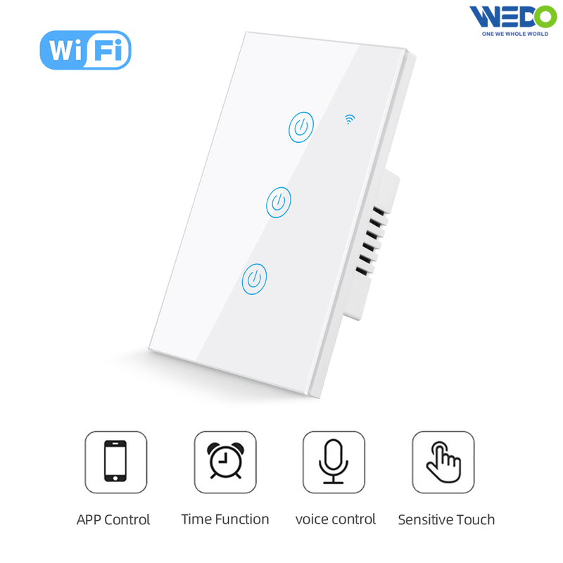 4 Gang Bluetooth Direct PC ABS Material Connection Fast Pairing Smart Touch Switch